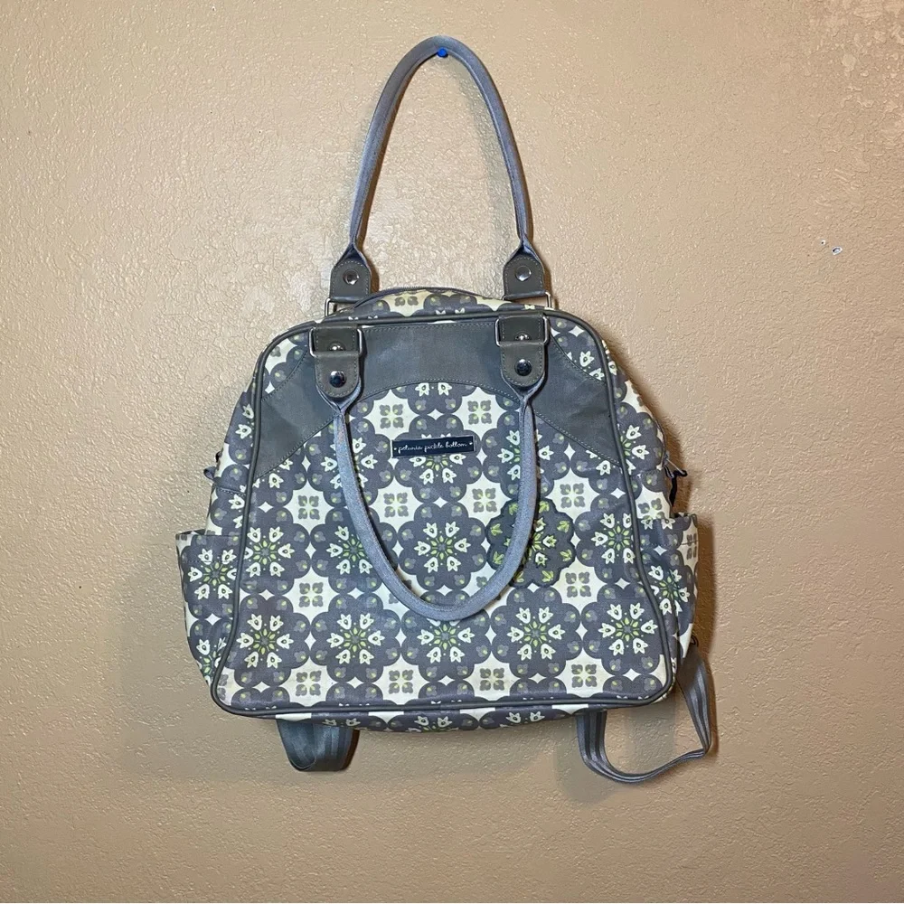 Petunia Pickle Bottom Sashay Satchel Diaper Bag - Misted Marseille - Picture 2 of 7